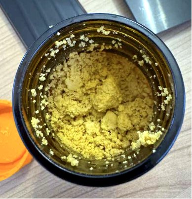 Cocoa extract and butter sample