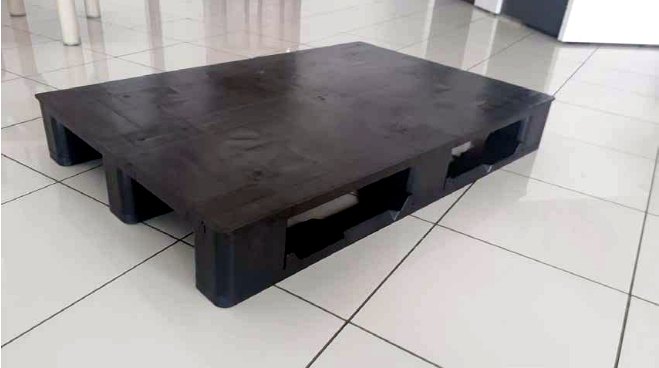 Atık OPP, PP ve PE ile üretilmiş plastik palet